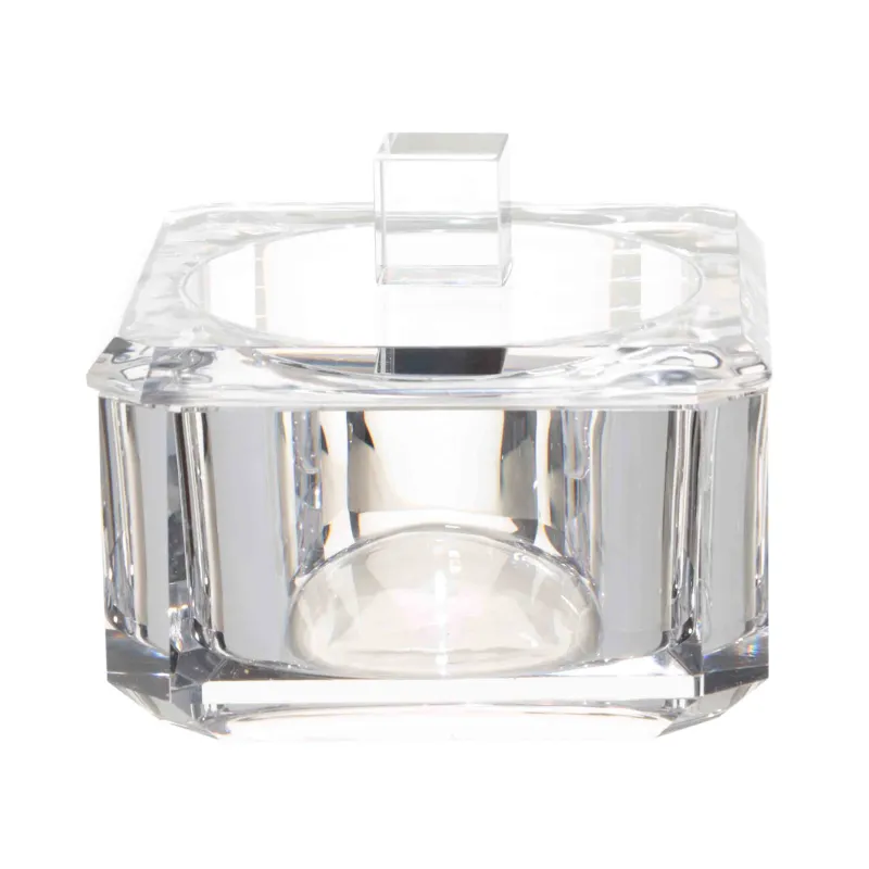 Жуынатын бөлмеге арналған қобдиша, 10х10 см, шыны, шаршы, Қырлар, Shower Crystal Glance, image-1