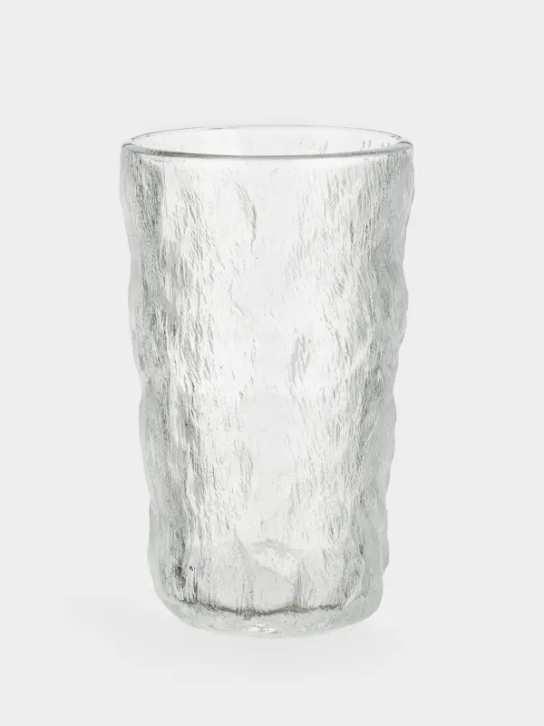 Стақан, 13 см, 350 мл, 2 дана, шыны Р, Мыжылған әсер, Crumple, image-1