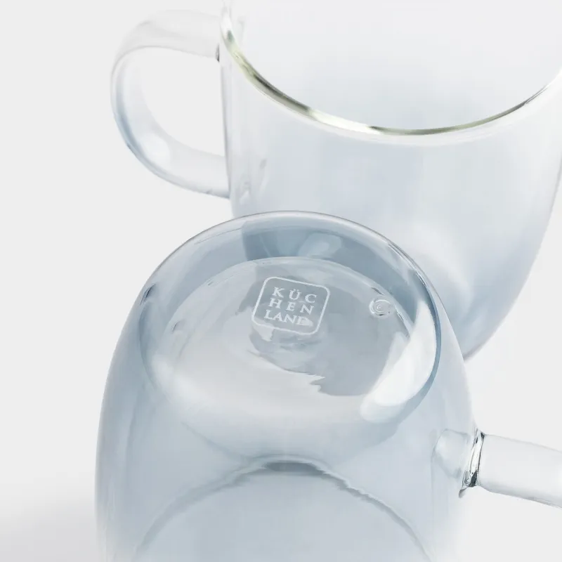 Саптыаяқ, 440 мл, 2 дана, шыны Б, сұр градиент, Air gradient, image-4