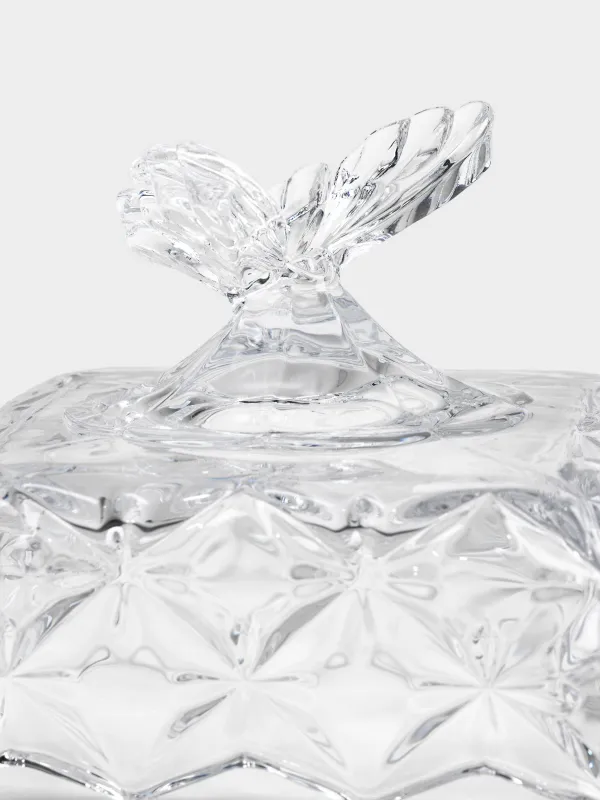 Сақтау ыдысы, 18х18 см, 350 мл, шыны Р, Көбелек, Butterfly, image-4