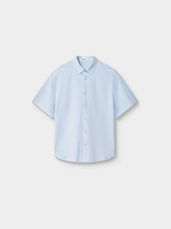 Әйелдер жейдесі, өлшемі XS, ұзын жеңді, зығыр/вискоза К, көгілдір, Estrella, image-4