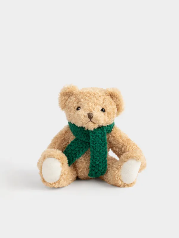 Игрушка, 25 см, мягкая, с подвижными лапами, полиэстер, коричневая, Мишка, Bear, image-0