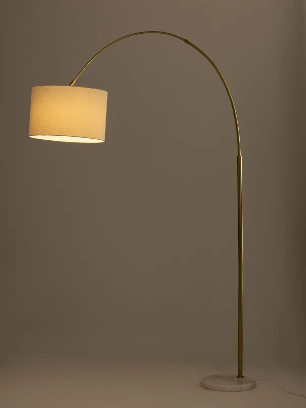 Едендік шам, 1,95 м, металл/полиэстер, сарғылт-қоңыр және алтын, Trend, image-4