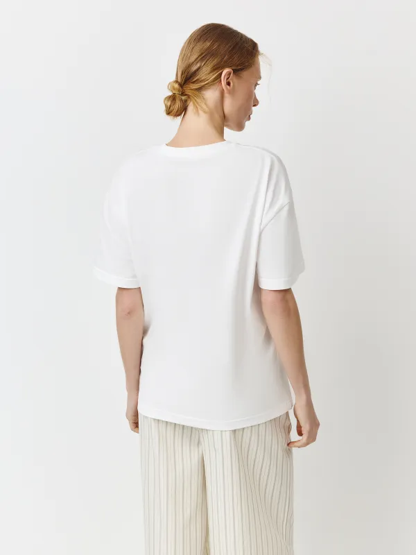 Футболка женская, р. L, хлопок, молочная, Breakfast all day, Limva, image-3