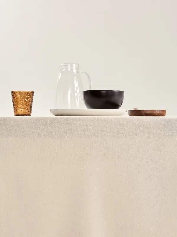 Дастархан, 160х160 см, шашағы бар, мақта, сарғылт-қоңыр, Framed, image-4