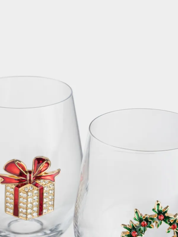 Шыны, 12 см, 540 мл, 2 дана, шыны/металл, Сыйлық және гүл шоқтары, Verset, image-3