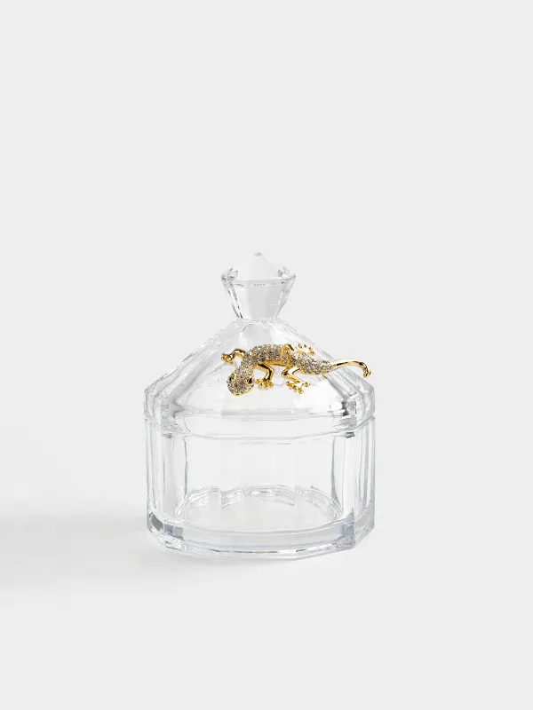 Сақтау ыдысы, 12х14 см, 330 мл, шыны Р/металл, Алтын кесіртке, Alid, image-0