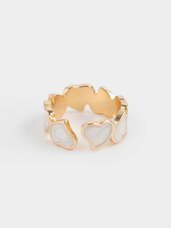 Кольцо, Сердца, Jewelry heart, image-3