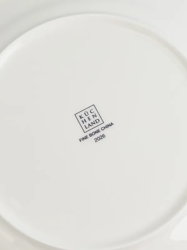 Тарелка обеденная, 27 см, фарфор F, белая, Лошадка с елкой, Christmas miracle classic, image-4