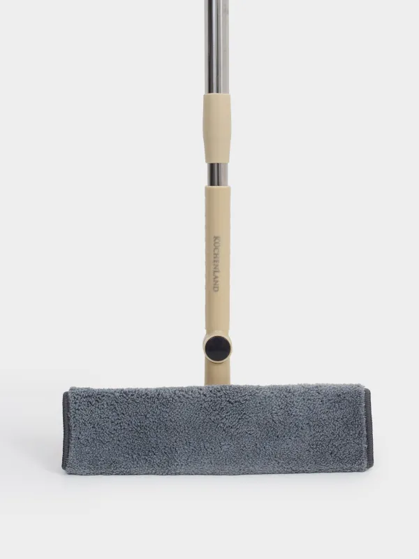 Терезелерді тазалауға арналған сүрткіш, шүберекпен және қырғышпен, сарғылт-қоңыр, Clean, image-3