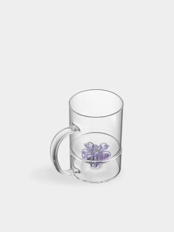 Кружка, 300 мл, стекло Б, Цветок, Shape, image-1