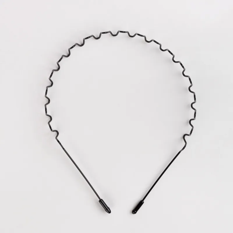 Шашқа арналған жиек, 14х16 см, металл, қара, толқын, Жылдам