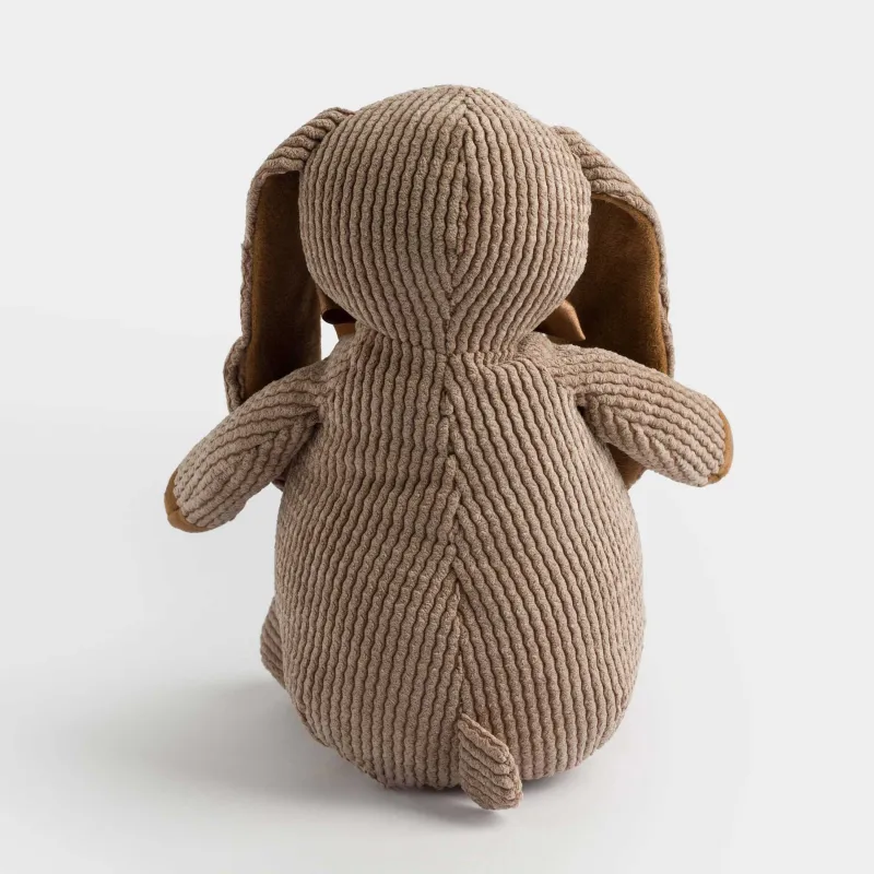 Ойыншық, 21 см, жұмсақ, полиэстер, қоңыр, Бантик таққан қоян, Rabbit, image-4