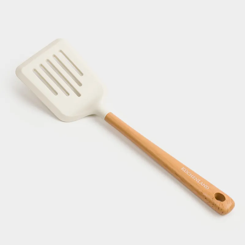 Қалақ, 31 см, тесіктері бар, силикон/пластик, сарғылт-қоңыр, Letia, image-2