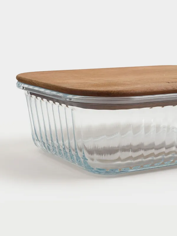 Контейнер, 640 мл, шыны Т/ағаш, тікбұрышты, Ravi wood, image-6