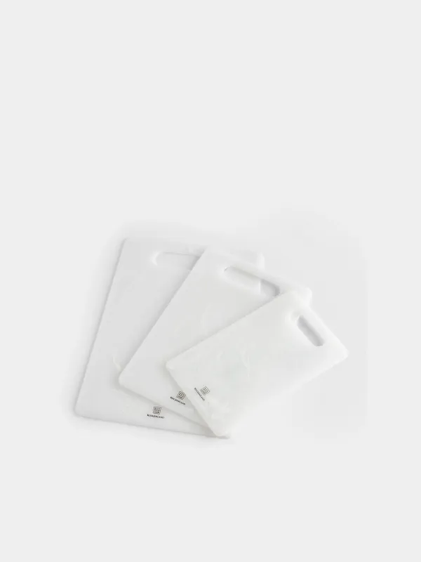 Кесу тақталарының жиынтығы, 25/30/35 см, 3 дана, пластик, тікбұрышты, ақ, Maniera, image-6