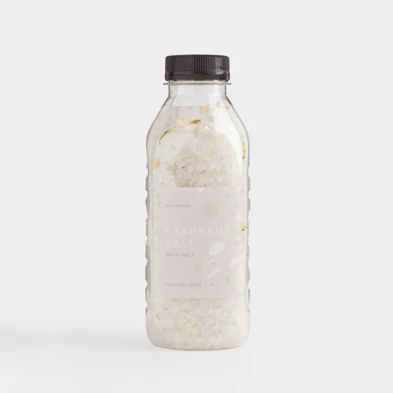 Соль для ванны, 600 гр, питательная, антистресс, с сухоцветами, Жасмин, Fragrant salt