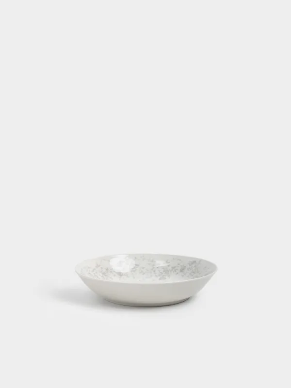 Сервиз обеденный, 6 перс, 18 пр, фарфор P, белый, Серые цветы, Gentle flowers, image-4