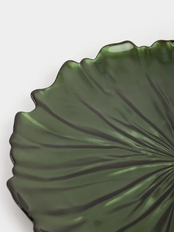 Түскі ас тәрелкесі, 28 см, шыны, жасыл, Verge, image-5