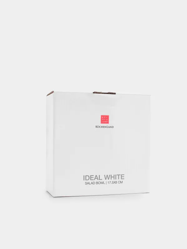 Салат ыдысы, 18х8 см, 1,2 л, фарфор F, ақ, Ideal white, image-3
