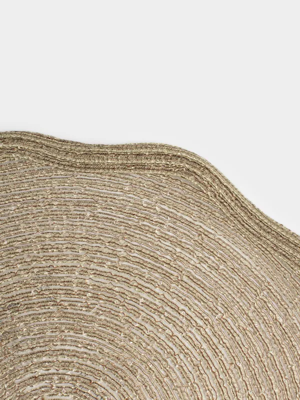 Аспаптарға арналған майлық, 38 см, полиэстер, бұйра, алтын, Rotary shine, image-4