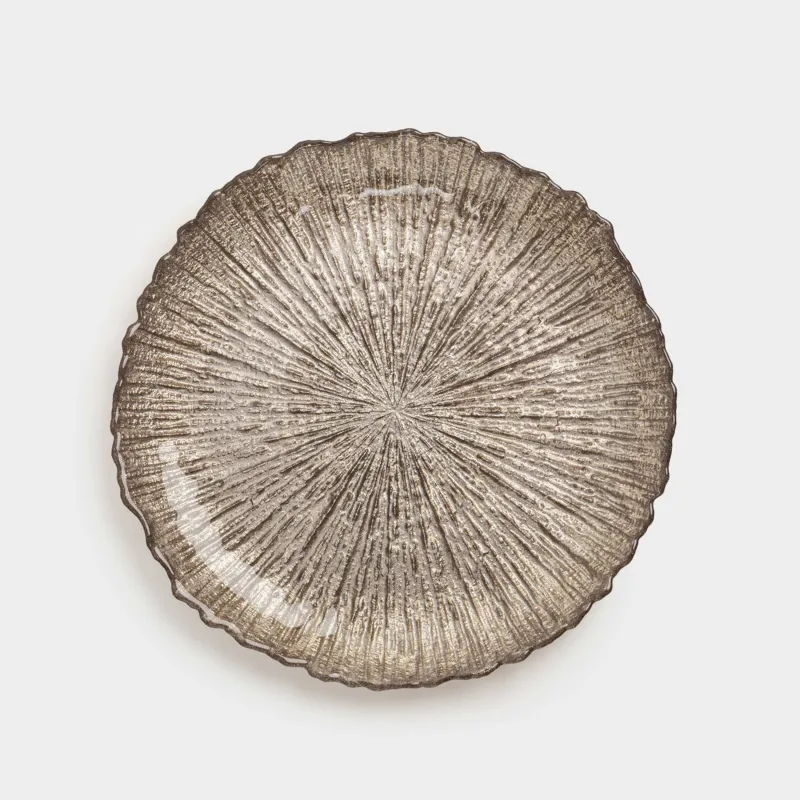 Тіскебасар тәрелкесі, 21 см, шыны, қоңыр, Raisen