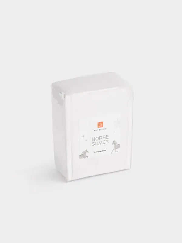 Статуэтка, 13 см, металл, серебристая, Конь, Horse silver, image-5