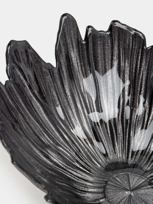 Жеміс вазасы, 26х12 см, шыны Р, сұр, Verge, image-3