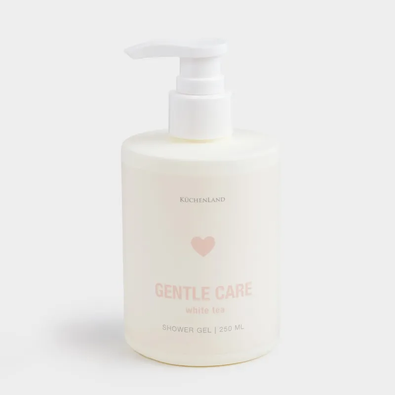 Гель для душа, 250 мл, увлажняющий, Белый чай, Gentle care
