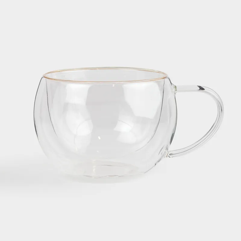 Саптыаяқ, 270 мл, 2 дана, шыны Б, алтын жиегі бар, Air gold, image-2