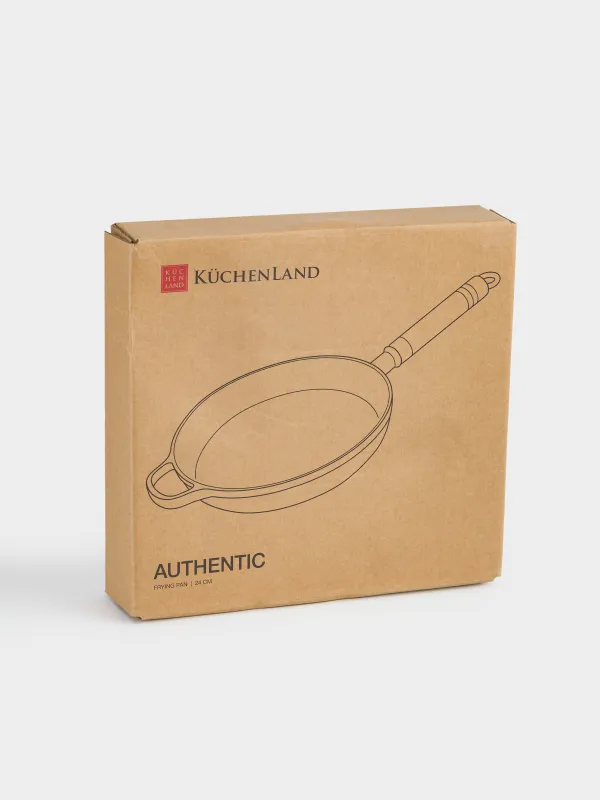 Таба, 24 см, шойын / ағаш, қара, Authentic, image-7