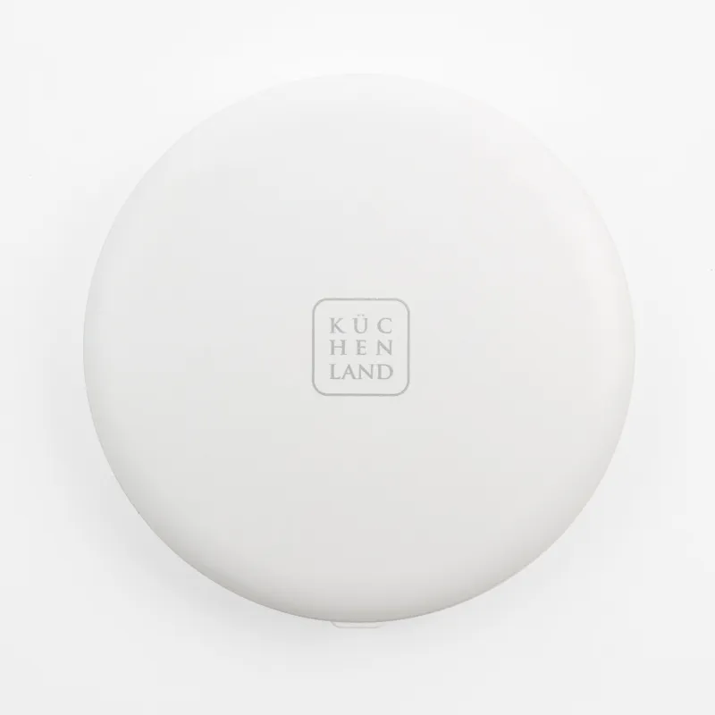 Қалта айнасы, 10 см, екі жақты, жарықтандырылған, пластик, ақ, Vesta, image-2