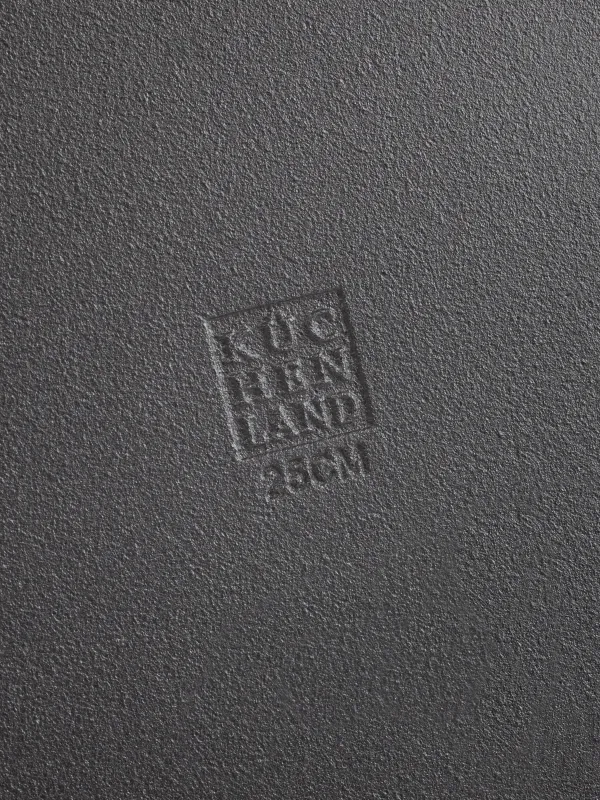 Сковорода, 25 см, на подставке, чугун/дерево, круглая, черная, Authentic, image-9