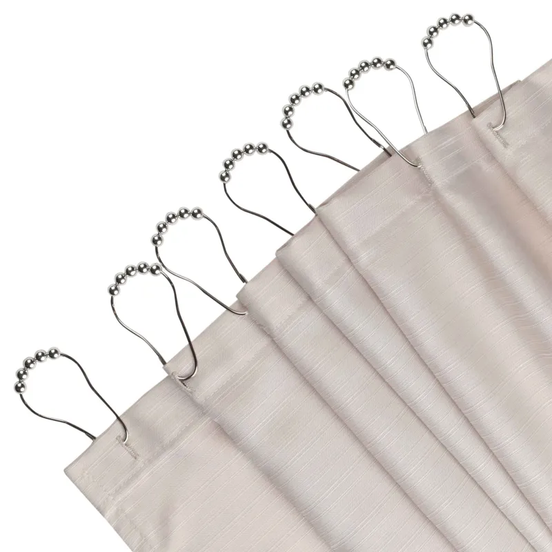 Штора для ванной, 180х180 см, с кольцами, полиэстер/металл, бежевая, Protection, image-4