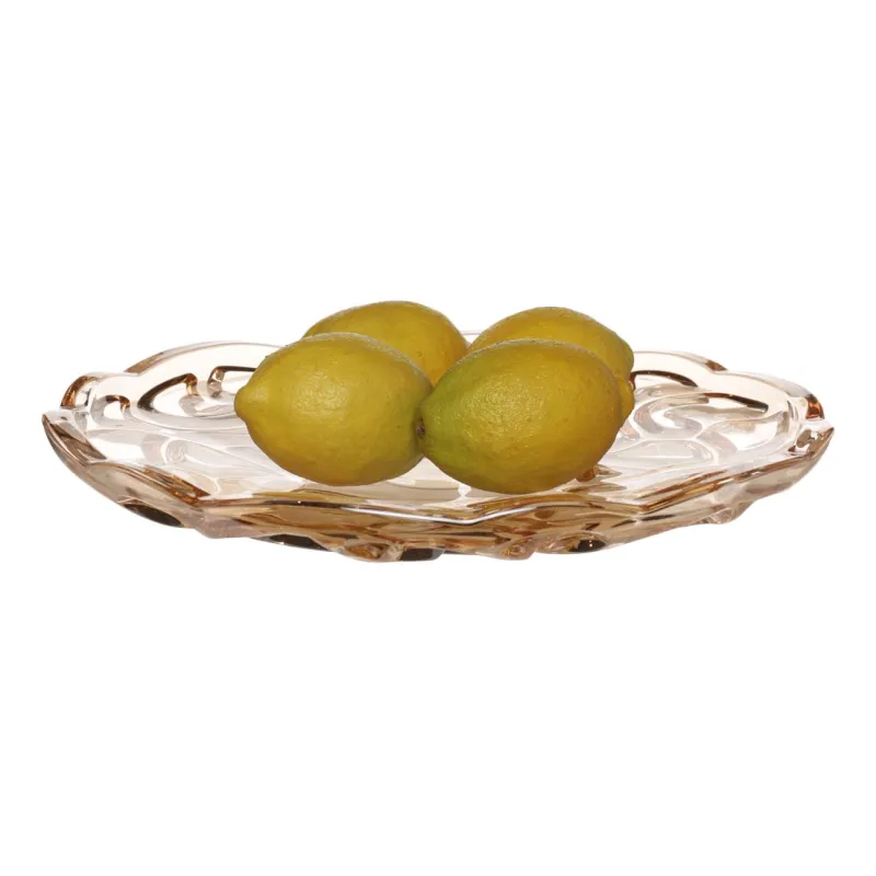 Табақша, 32 см, Шыны Р, кәріптас, өрнектер, Gala, image-2