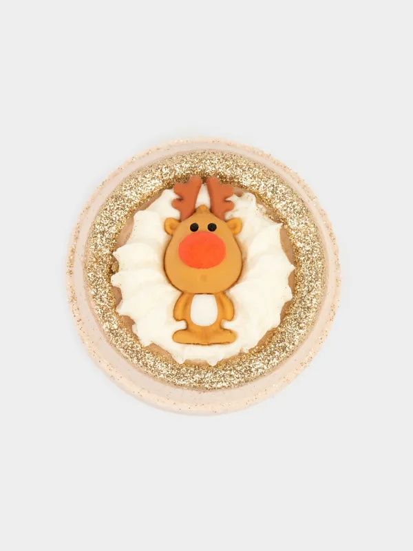 Бомбочка для ванны, с игрушкой, Молочный шоколад, Winter deer, image-0