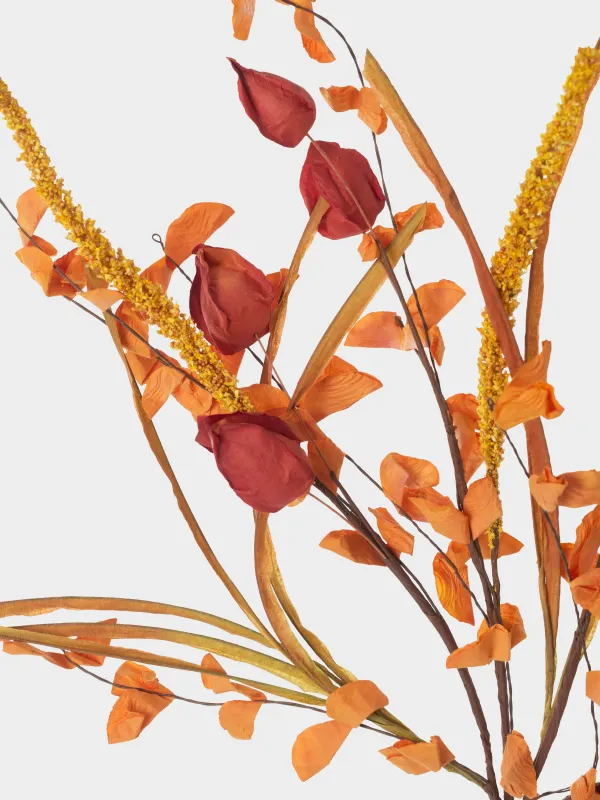 Ветка декоративная, 54 см, пластик/бумага, Оранжевый физалис, Forest symphony decor, image-1