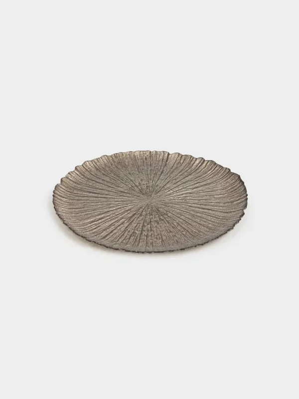 Түскі ас тәрелкесі, 28 см, шыны, қоңыр, Raisen, image-5