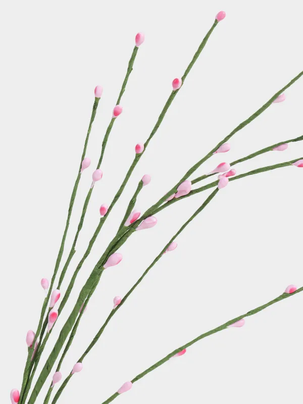 Сәндік бұтақ, 70 см, пластик, Қызғылт жидектер, Willow decor, image-2