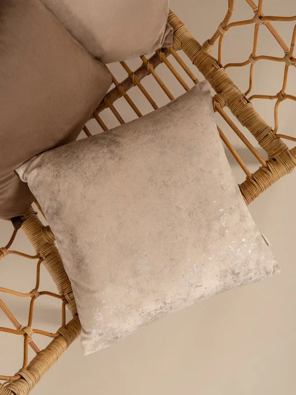 Сәндік жастық, 45х45 см, барқыт, сарғылт-қоңыр, Шашыраулар, Sparkly, image-6