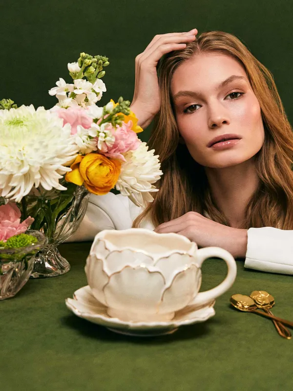 Пара чайная для завтрака, 400 мл, Пион, Bloome, image-6