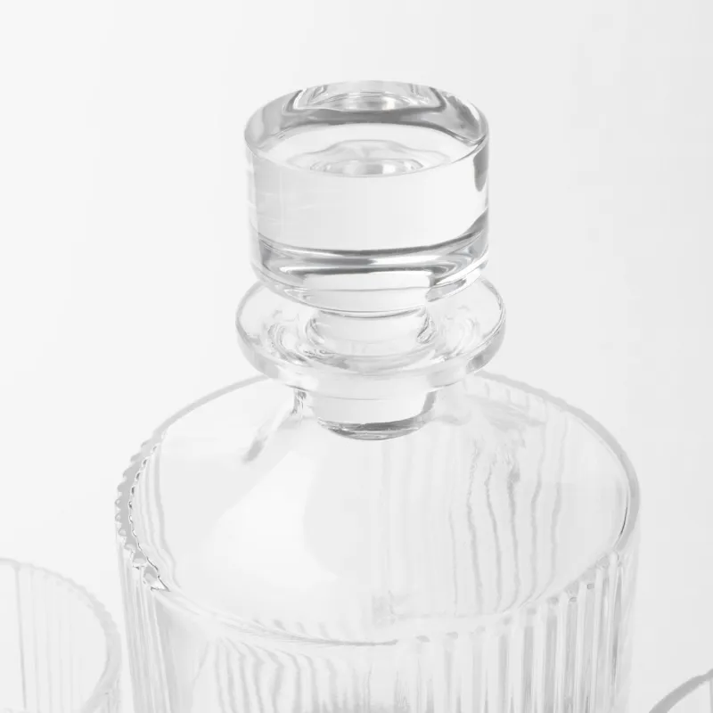 Виски жинағы, 4 парсы, 5 PR, графин / көзілдірік, шыны R, Ribby, image-4