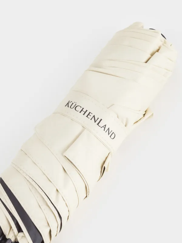 Қолшатыр, 52 см, жиналмалы, екі жақты, эпонж, сарғылт-қара, Rainy day, image-6