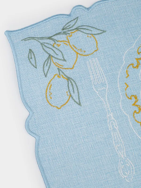 Аспаптарға арналған майлық, 30х45 см, полиэстер, тікбұрышты, ашық көгілдір, Қызмет көрсететін, Enclose, image-2