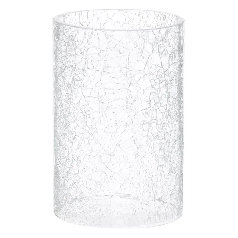 Шам ұстағыш, 30 см, бір шам үшін, аяқта, металл / шыны, алтын, Кракель, фантастикалық алтын, image-1