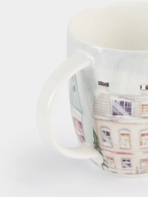 Кружка, 400 мл, фарфор, House built, image-4