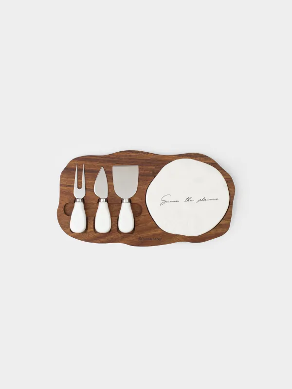 Набор для сыра, 5 предметов, Savor the flavors, Noble tree, image-4