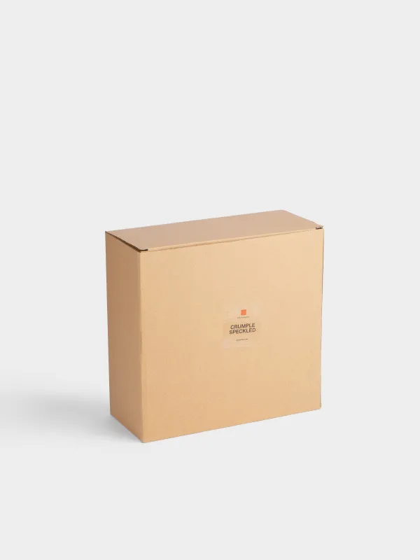 Жеміс вазасы, 22х10 см, керамика, сүт түстес, дақты, Жиегі тегіс емес, Crumple speckled, image-5