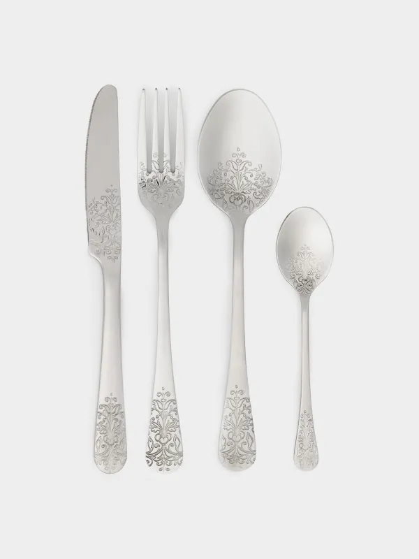 Столовые приборы, 6 перс, 24 пр, сталь, Узор, Versailles, image-0