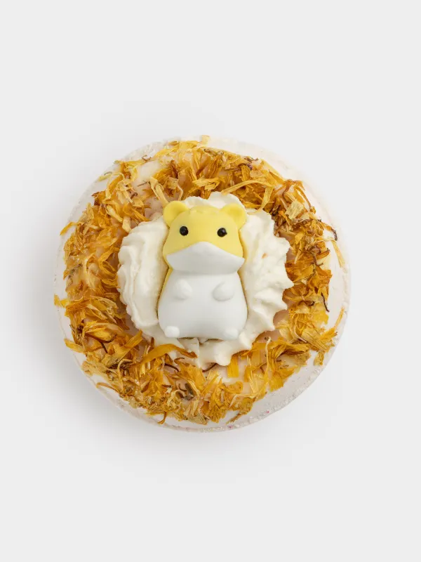 Ваннаға арналған бомба, 130 гр, ойыншықпен, сарғылт-қоңыр, Ирланд кілегейі, Атжалман, Friends spa, image-0